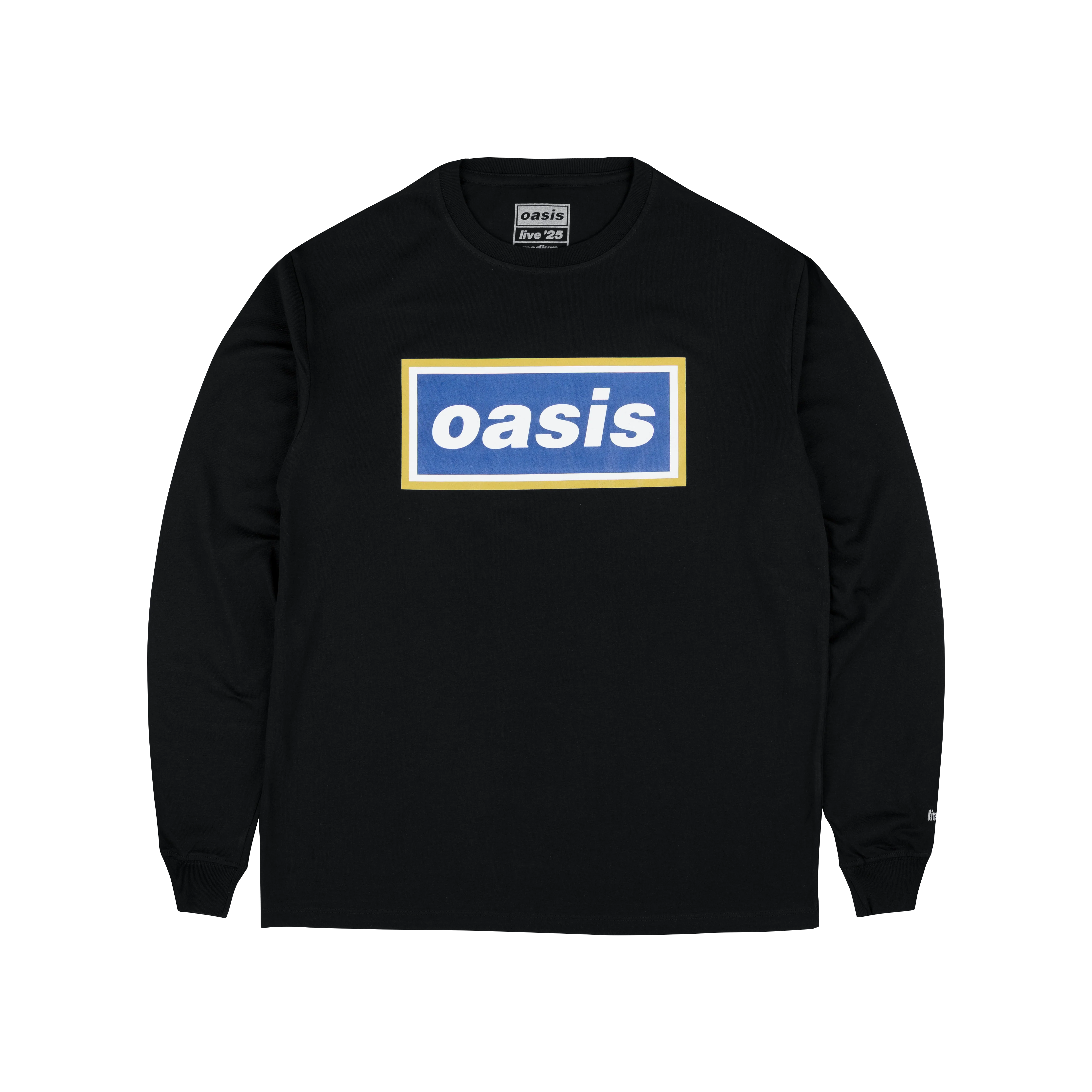 Decca Navy Gold Logo Long Sleeve Black