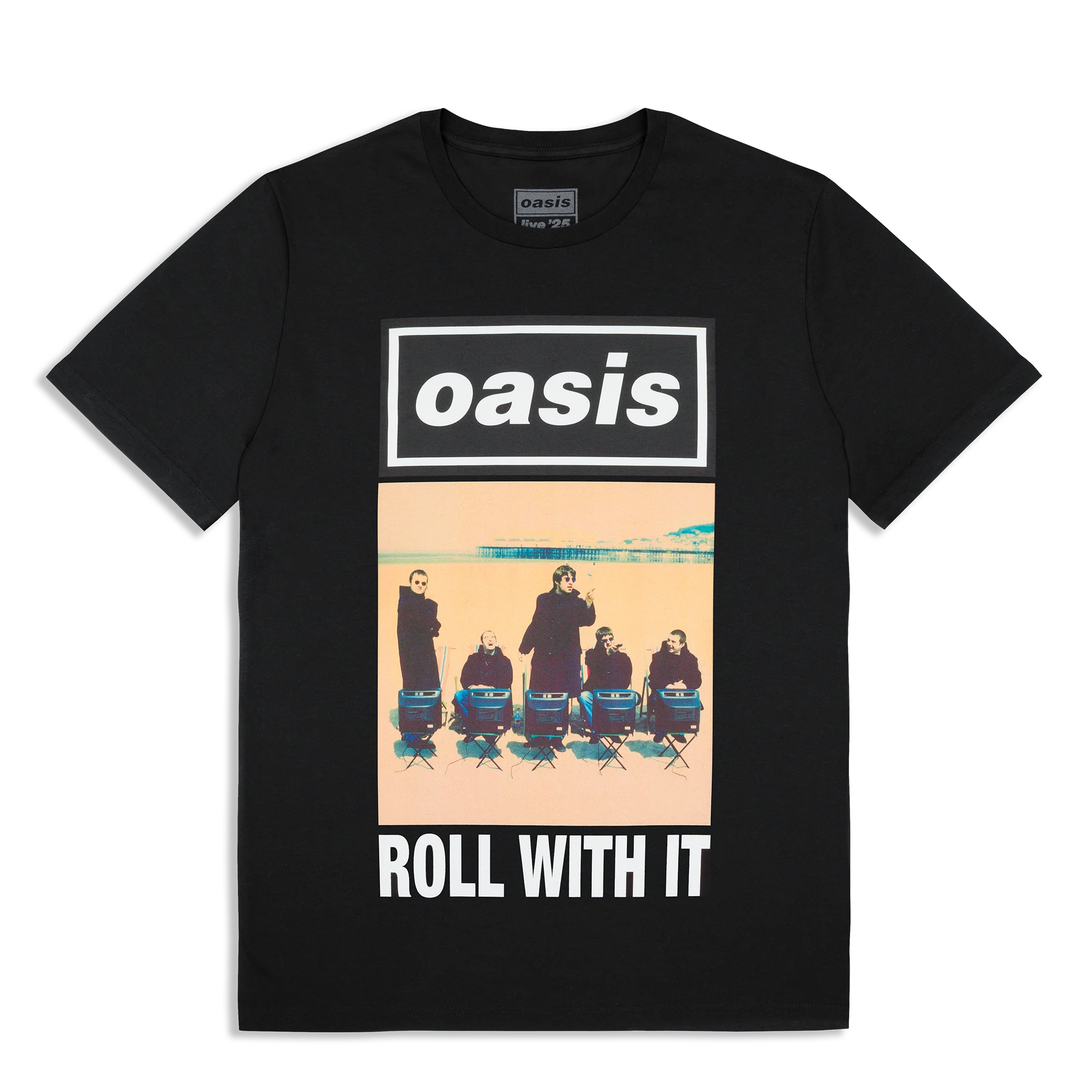 Roll With It Single Cover T-shirt Black